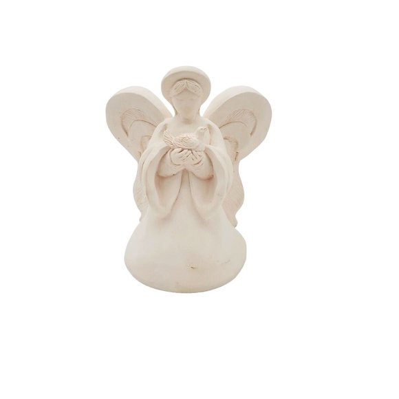 Vtg Winged‎ Angel Taper Candle Holder 1989 United Design Co Pink CL-007 USA Tags - Picture 2 of 8